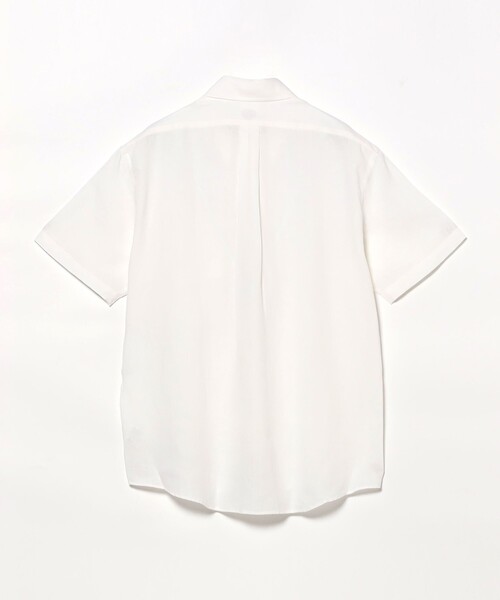 BEAMS F(ビームスエフ)の「【別注】Brooks Brothers / リネン ソリッド ショートスリーブ プルオーバー ボタンダウン シャツ(シャツ/ブラウス・メンズ・ベージュ/ブラック系その他4/ホワイト/ブラウン系その他5/ネイビー・SMALL/LARGE/MEDIUM)」の7枚目の写真