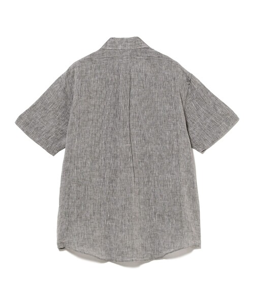 BEAMS F(ビームスエフ)の「【別注】Brooks Brothers / リネン ソリッド ショートスリーブ プルオーバー ボタンダウン シャツ(シャツ/ブラウス・メンズ・ベージュ/ブラック系その他4/ホワイト/ブラウン系その他5/ネイビー・SMALL/LARGE/MEDIUM)」の10枚目の写真