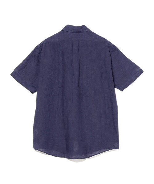 BEAMS F(ビームスエフ)の「【別注】Brooks Brothers / リネン ソリッド ショートスリーブ プルオーバー ボタンダウン シャツ(シャツ/ブラウス・メンズ・ベージュ/ブラック系その他4/ホワイト/ブラウン系その他5/ネイビー・SMALL/LARGE/MEDIUM)」の22枚目の写真
