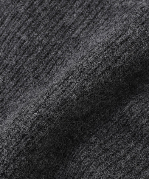 JOURNAL STANDARD（ジャーナルスタンダード）の「LUCEBER / ルースバー Vネックエルボーパッチセーター（ニット/セーター・メンズ・ブラック/ブラウン系その他/ライトブルー・MEDIUM/LARGE）」の9枚目の写真