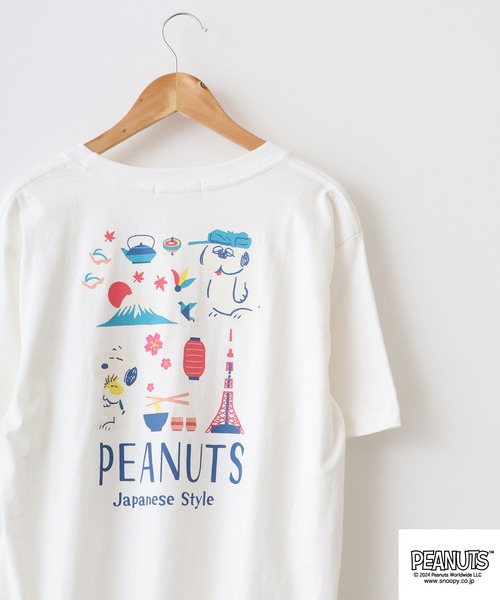 セール】PEANUTS 日本柄Tシャツ（Tシャツ/カットソー）｜PEANUTS