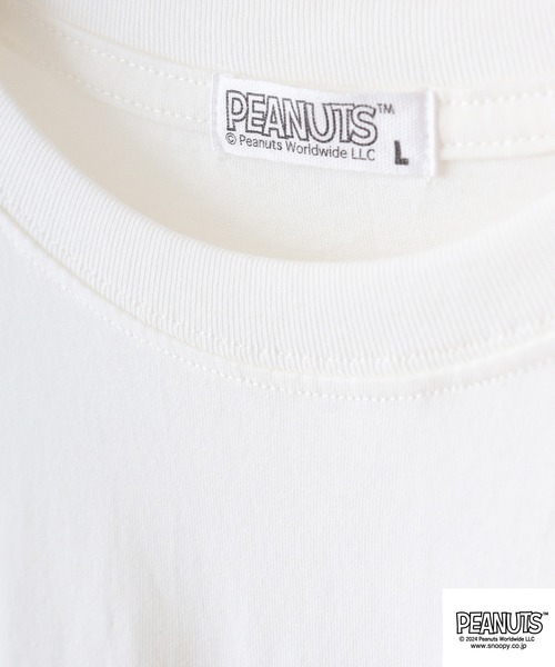 PEANUTS（ピーナッツ）の「PEANUTS 日本柄Tシャツ（Tシャツ/カットソー・メンズ・ブラック/ブルーグレー/オフホワイト・M/L/LL）」の17枚目の写真