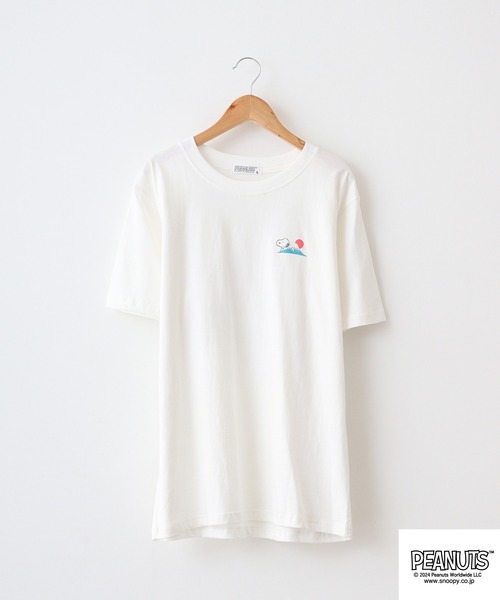 PEANUTS（ピーナッツ）の「PEANUTS 日本柄Tシャツ（Tシャツ/カットソー・メンズ・ブラック/ブルーグレー/オフホワイト・M/L/LL）」の16枚目の写真