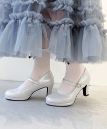 あしながおじさん｜アシナガオジサンのパンプス（シルバー/銀色