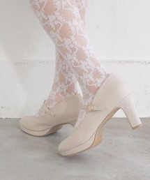 厚底ストラップパンプス 8890889