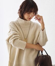 RIVE DROITE | 予約【暖かな素材感/リバイバル】MIXヤーンタートルニット(ニット/セーター)