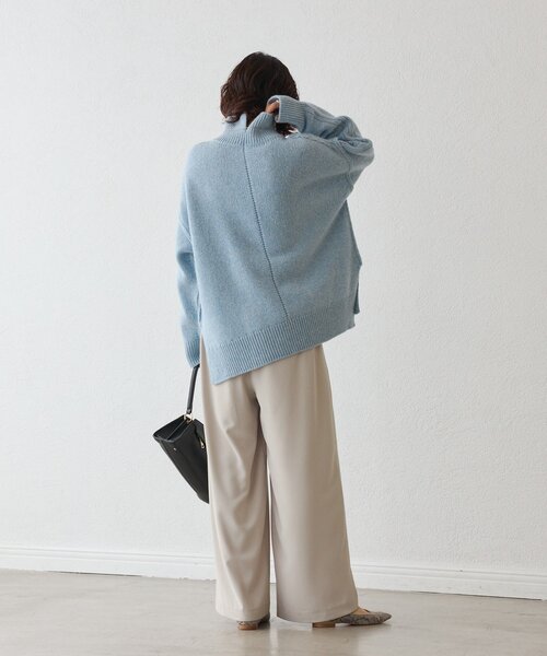 暖かな素材感/リバイバル】MIXヤーンタートルニット（ニット/セーター