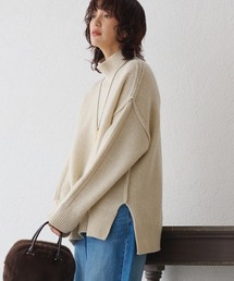 RIVE DROITE | 【暖かな素材感/リバイバル】MIXヤーンタートルニット(ニット/セーター)