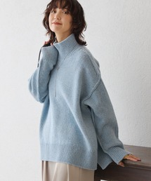 RIVE DROITE | 【暖かな素材感/リバイバル】MIXヤーンタートルニット(ニット/セーター)