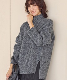 RIVE DROITE | 【暖かな素材感/リバイバル】MIXヤーンタートルニット(ニット/セーター)