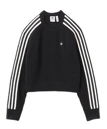 adidas(�A�f�B�_�X)��adidas KNITTED CREW / �A�f�B�_�X �j�b�g �N���[(�j�b�g/�Z�[�^�[)