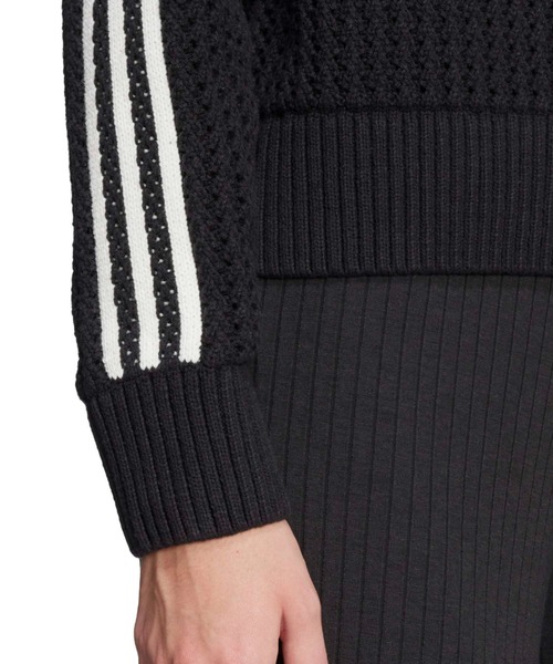 adidas(アディダス)の「adidas KNITTED CREW / アディダス ニット クルー(ニット/セーター・レディース・ブラック・L/S/M)」の8枚目の写真