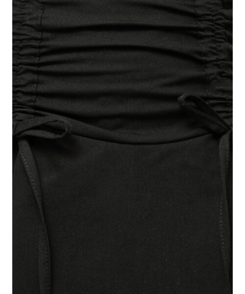 EMODA（エモダ）の「ギャザーリボンフレアスカート（スカート・レディース・ベージュ/ブラック/グレー・SMALL/MEDIUM）」の16枚目の写真