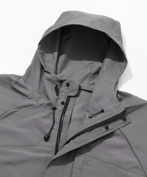 KRIFF MAYER（クリフメイヤー）の「花粉ドロップフードジャケット（マウンテンパーカー・メンズ・ブラック/ベージュ/グレー/カラフル/グリーン・LARGE/X-LARGE/MEDIUM）」の13枚目の写真