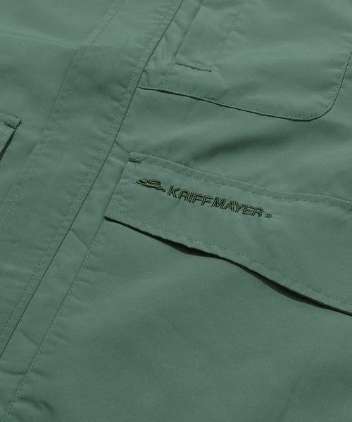 KRIFF MAYER（クリフメイヤー）の「花粉ドロップフードジャケット（マウンテンパーカー・メンズ・ブラック/ベージュ/グレー/カラフル/グリーン・LARGE/X-LARGE/MEDIUM）」の14枚目の写真