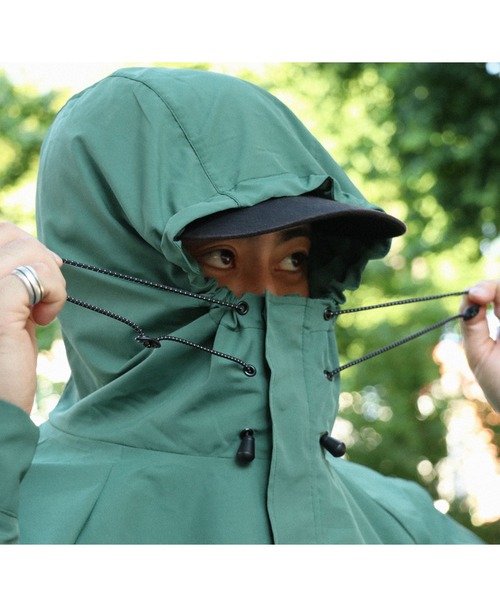 KRIFF MAYER（クリフメイヤー）の「花粉ドロップフードジャケット（マウンテンパーカー・メンズ・ブラック/ベージュ/グレー/カラフル/グリーン・LARGE/X-LARGE/MEDIUM）」の19枚目の写真