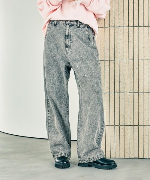 LEPSIM（レプシィム）の「ビジューデニムパンツ 251672（デニムパンツ