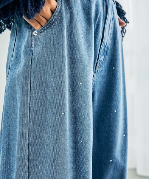 セール】ビジューデニムパンツ 251672（デニムパンツ）｜LEPSIM