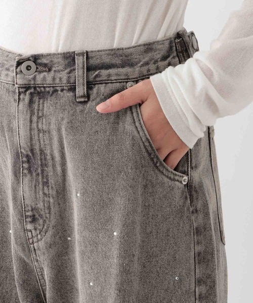 セール】ビジューデニムパンツ 251672（デニムパンツ）｜LEPSIM