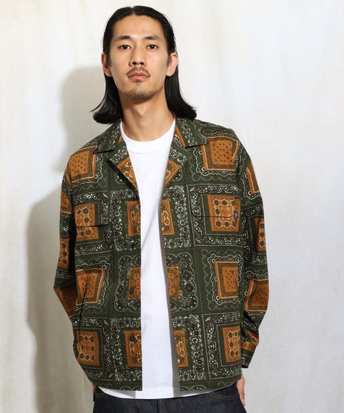 ROTAR(ローター)の「Bandana pattern CPO Jacket(ブルゾン・メンズ・ブラック/カーキ・MEDIUM/LARGE/X-LARGE)」の4枚目の写真