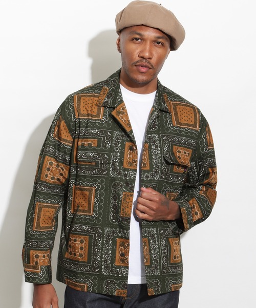 ROTAR(ローター)の「Bandana pattern CPO Jacket(ブルゾン・メンズ・ブラック/カーキ・MEDIUM/LARGE/X-LARGE)」の14枚目の写真