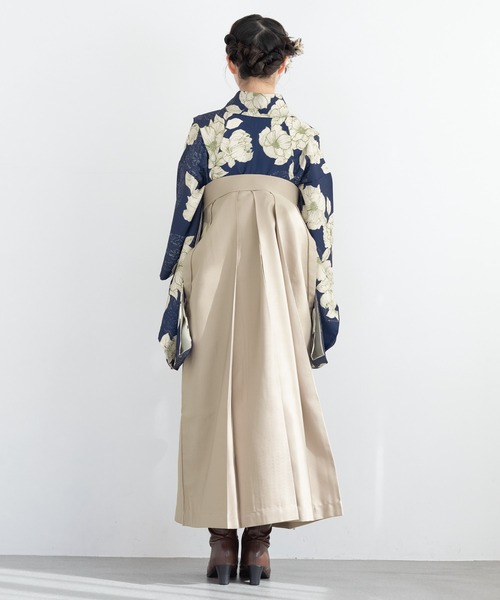 SOUBIEN(ソウビエン)の「floroハイジュニア袴4点セット(着物・襦袢・下帯・袴)(着物・キッズ・ホワイト系その他/ブルー系1/ブルー系3/ベージュ系1/ベージュ系2/レッド系/イエロー系/ブルー系2/ブルー系/ベージュ系/ブラウン系/ピンク系1/ブラック系/ピンク系・SS/S/M/L/LL)」の19枚目の写真