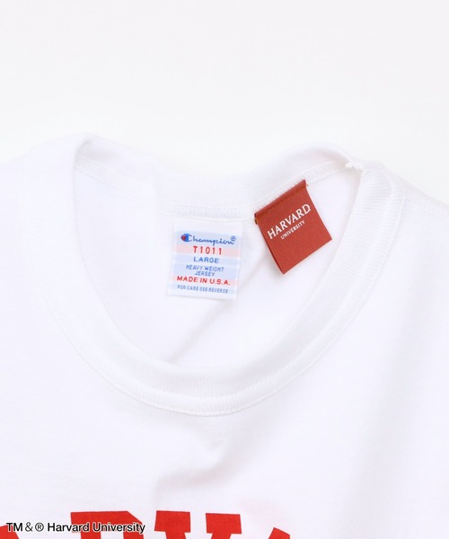 Champion（チャンピオン）の「【Champion/チャンピオン】メンズ MADE IN USA ティーテンイレブン ショートスリーブTシャツ HARVARD（Tシャツ/カットソー・メンズ・レッド系その他7/ホワイト/ホワイト系その他7/その他13・MEDIUM/LARGE/X-LARGE）」の7枚目の写真