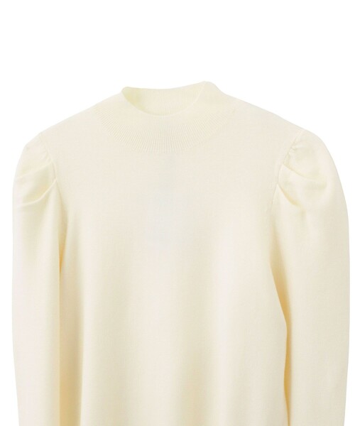 ANAYI（アナイ）の「スプリングメリノハイネックプルオーバー（ニット/セーター・レディース・ブラック/オフホワイト・36/38）」の16枚目の写真