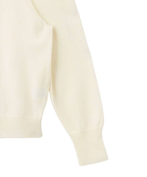 ANAYI（アナイ）の「スプリングメリノハイネックプルオーバー（ニット/セーター・レディース・ブラック/オフホワイト・36/38）」の17枚目の写真