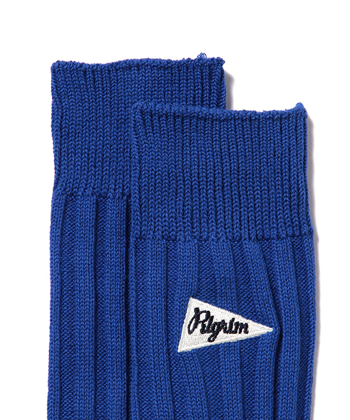 Pilgrim Surf Supply(ピルグリムサーフサプライ)の「Pilgrim Surf+Supply / Emboss Crew Socks(ソックス/靴下・メンズ・ホワイト/ライトグレー/グリーン/ブルー/ネイビー・ONE SIZE)」の17枚目の写真