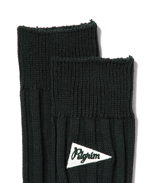 Pilgrim Surf Supply(ピルグリムサーフサプライ)の「Pilgrim Surf+Supply / Emboss Crew Socks(ソックス/靴下・メンズ・ホワイト/ライトグレー/グリーン/ブルー/ネイビー・ONE SIZE)」の11枚目の写真