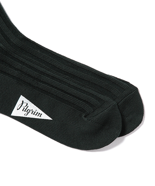 Pilgrim Surf Supply(ピルグリムサーフサプライ)の「Pilgrim Surf+Supply / Emboss Crew Socks(ソックス/靴下・メンズ・ホワイト/ライトグレー/グリーン/ブルー/ネイビー・ONE SIZE)」の12枚目の写真