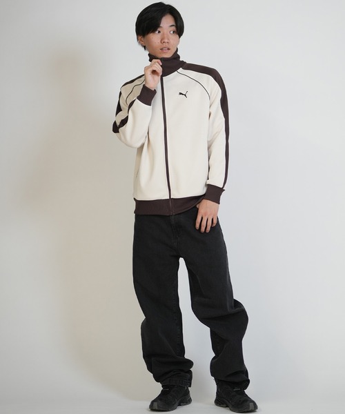 PUMAプーマ セットアップ　バックプリント　トラックジャケット　トラックパンツ PUMA】ICONIC T7 トラックジャケット & パンツ (PUMA/セットアップ