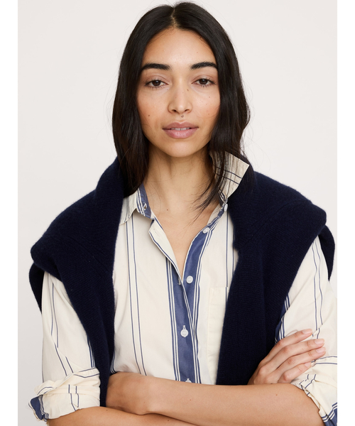 Banana Republic(バナナリパブリック)の「オーバーサイズ シャツ(シャツ/ブラウス・レディース・ピンク/ホワイト/ライトブルー/カーキ/ブルー/マルチ・XS/S/M/L)」の22枚目の写真