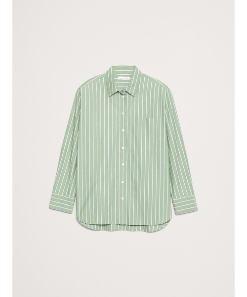 Banana Republic(バナナリパブリック)の「オーバーサイズ シャツ(シャツ/ブラウス・レディース・ピンク/ホワイト/ライトブルー/カーキ/ブルー/マルチ・XS/S/M/L)」の19枚目の写真