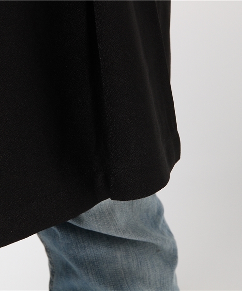 Chico（チコ）の「【who's who Chico】ドレープ衿ロングコート（トレンチコート・レディース・カーキ/ベージュ/ブラック・FREE）」の9枚目の写真