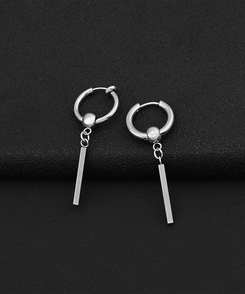 SBG(エスビー)の「SBG シングルバーピアス/イヤーカフ 片耳(ピアス(片耳用)・メンズ・シルバー/シルバー系その他・FREE)」の4枚目の写真