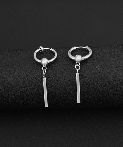SBG(エスビー)の「SBG シングルバーピアス/イヤーカフ 片耳(ピアス(片耳用)・メンズ・シルバー/シルバー系その他・FREE)」の5枚目の写真