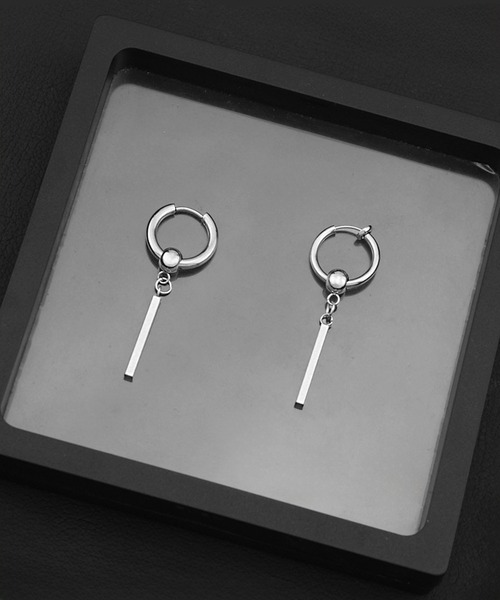 SBG(エスビー)の「SBG シングルバーピアス/イヤーカフ 片耳(ピアス(片耳用)・メンズ・シルバー/シルバー系その他・FREE)」の6枚目の写真
