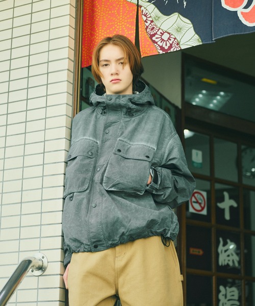WETTEMPT ガーメントダイナイロンマウンテンパーカー Sサイズ WETTEMPT（ウィテンプト）の「GARMENT DYED NYLON MOUNTAIN