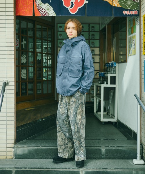 セール】GARMENT DYED NYLON MOUNTAIN PARKER / ガーメントダイ