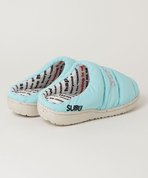 SUBU(スブ)の「【SUBU】スブ BOKU HA TANOSII " puff sandal "(スニーカー・メンズ・サックスブルー/ブラック/レッド・2/0/3/1)」の4枚目の写真