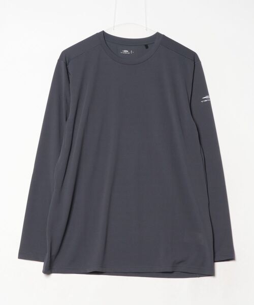 TIGORA(ティゴラ)の「ティゴラ TIGORA ドライUV長袖Tシャツ(Tシャツ/カットソー・メンズ・ダークグレー/ライトグレー・M/L/S/LL)」の2枚目の写真
