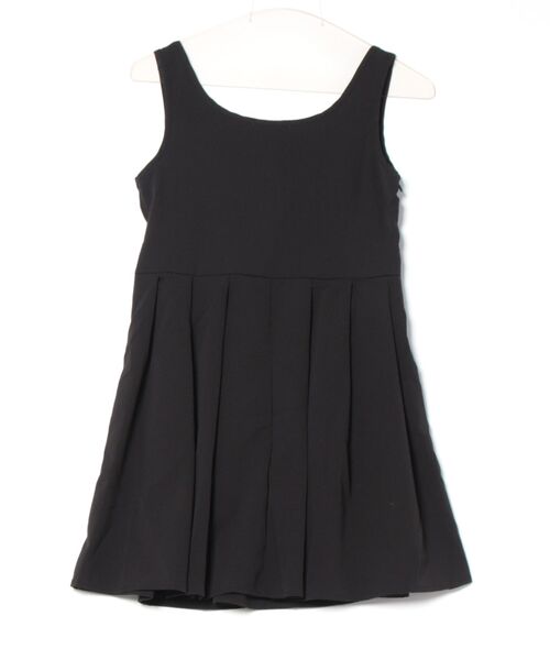urge：（アージコロン ）の「【URGE：】レイヤード プリーツ ミニジャンパースカート ワンピース（ワンピース・レディース・ブラック・X-LARGE/LARGE/MEDIUM/SMALL）」の6枚目の写真
