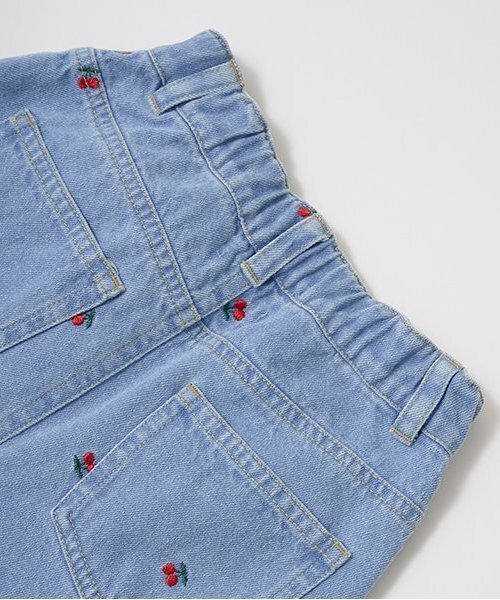 Lycee mine(リセマイン)の「【LOVE DENIM】アソート刺しゅう総柄ストレートパンツ(デニムパンツ・キッズ・ブルー/サックスブルー・140cm/120cm/150cm/130cm/110cm/100cm)」の11枚目の写真