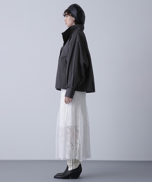 ROSE BUD(ローズバッド)の「(GENE HEAVENS)ミリタリージャケット(その他アウター・レディース・ベージュ/グレー/カーキ・ONE SIZE)」の5枚目の写真