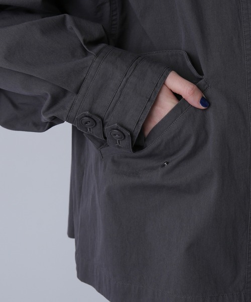 ROSE BUD(ローズバッド)の「(GENE HEAVENS)ミリタリージャケット(その他アウター・レディース・ベージュ/グレー/カーキ・ONE SIZE)」の14枚目の写真