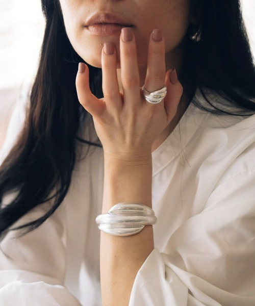 Nothing And Others(ナッシングアンドアザーズ)の「「Nothing And Others/ナッシングアンドアザーズ」Vintage like Ring(リング・レディース・シルバー・FREE)」の4枚目の写真