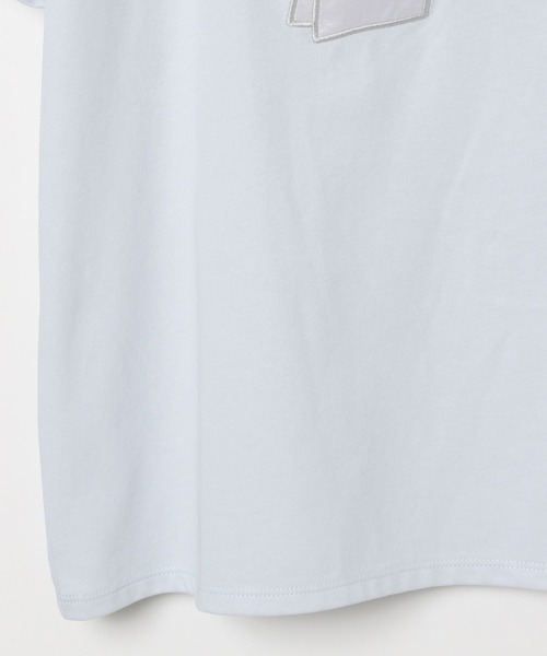 repipi armario(レピピ アルマリオ)の「【girly line】BIGリボンTシャツ【接触冷感】(Tシャツ/カットソー・キッズ・ブラック/ホワイト/サックスブルー/ホワイト系その他/ホワイト系その他2/ブラック系その他・LARGE/MEDIUM/SMALL)」の13枚目の写真