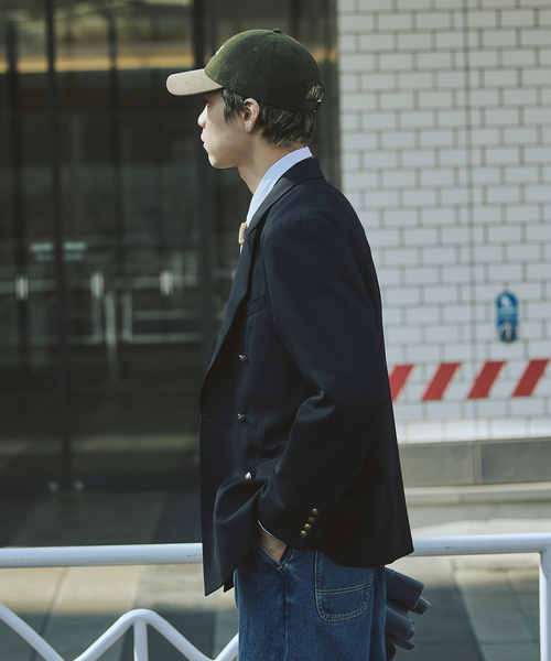 JOURNAL STANDARD（ジャーナルスタンダード）の「T/W ダブルブレスト ブレザー（テーラードジャケット・メンズ・ネイビー・LARGE/MEDIUM/SMALL）」の14枚目の写真